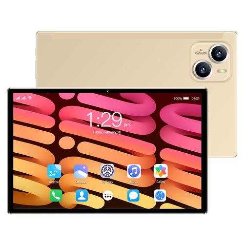 Couleur or Tablette Android pro Tablet PC AIR5 12 Go + 512 Go 10.1 pouces HD Tablet PC