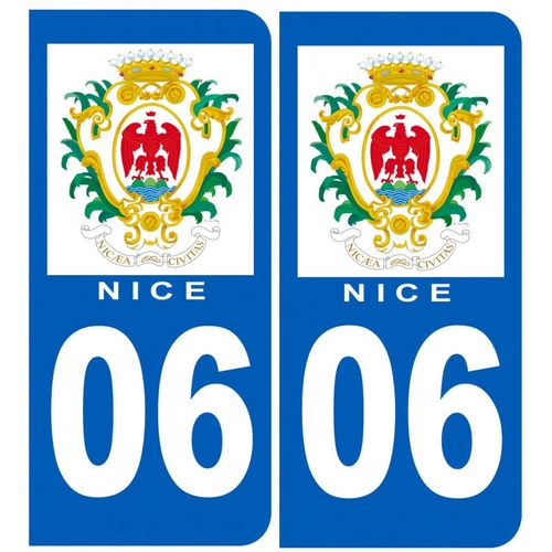 Immatriculation 06 Nice - Sticker/Autocollant