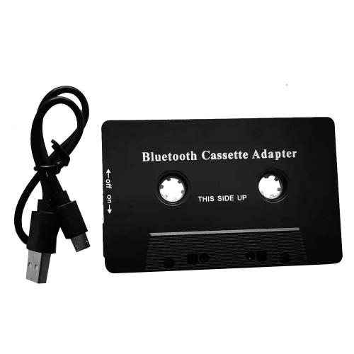 Universal Cassette Bluetooth 5.0 Audio Car Tape Adaptateur StéRéO Aux avec Mic pour TéLéPhone MP3 Câble AUX Lecteur CD