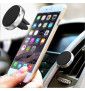 Support Voiture Ventilateur Magnetique Pour Oppo Reno 10x Zoom Smartphone Aimant Universel - Argent