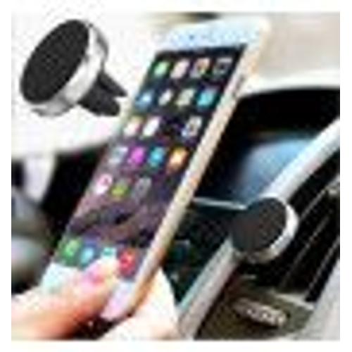 Support Voiture Ventilateur Magnetique Pour Oppo Reno 10x Zoom Smartphone Aimant Universel - Rose