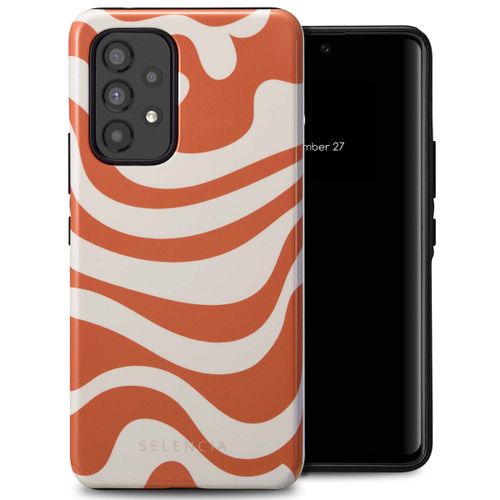 Selencia Coque Arrière Vivid Samsung Galaxy A53 Dream Swirl Orange