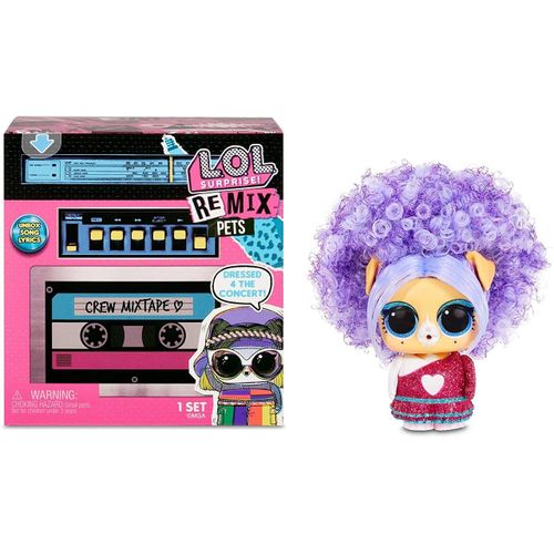 Lol Surprise! Remix Pets Pack With Real Hair & 9 Surprises