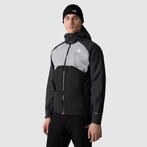 The North Face Veste À Capuche Stratos Pour Homme Tnf Black-Meld Grey-Asphalt Grey Taille S