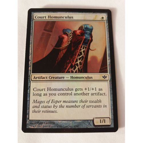 Foil - Court Homunculus - Mtg - Conflux - 6