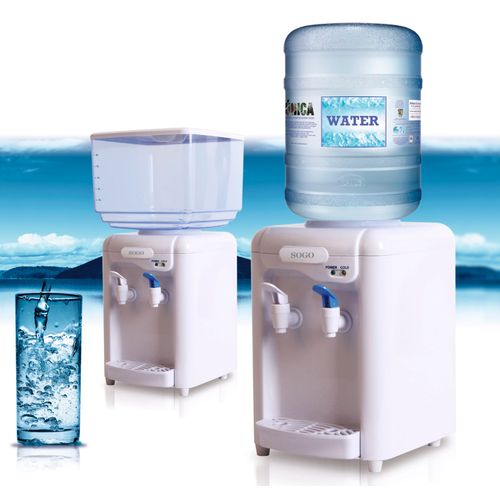 Sogo DIS-SS-12010W - Distributeur d'Eau Froide Avec Réservoir de 7 Litres Inclus, Réservoir d'Eau Froide, 65W, BPA Libre , Accessoires Inclus