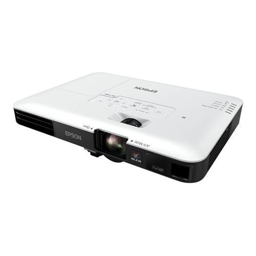 Epson EB-1795F - Projecteur 3LCD - portable - 3200 lumens (blanc) - 3200 lumens (couleur) - Full HD (1920 x 1080) - 16:9 - 1080p - 802.11n wireless / NFC / Miracast - noir, blanc
