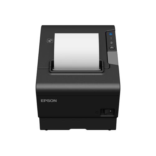 Epson TM T88VI - Imprimante de reçus - thermique en ligne - Rouleau (7,95 cm) - 180 x 180 ppp - jusqu'à 350 mm/sec - USB 2.0, LAN, série, NFC, hôte USB 2.0 - outil de coupe - noir