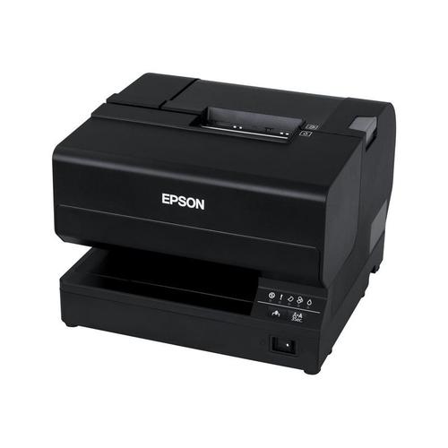Epson TM J7700 - Imprimante de reçus - jet d'encre - Rouleau (8,3 cm), 230 x 297 mm - jusqu'à 98 mm/sec - USB 2.0, LAN - outil de coupe - blanc