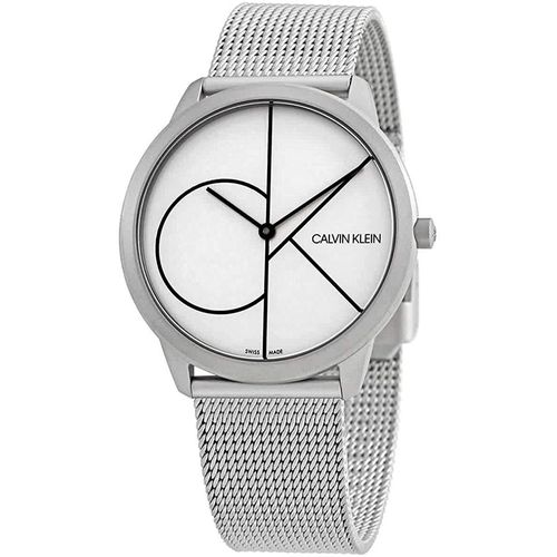 Montre Calvin Klein Minimal K3m5115x - Analogique Quartz Pour Homme En Métal