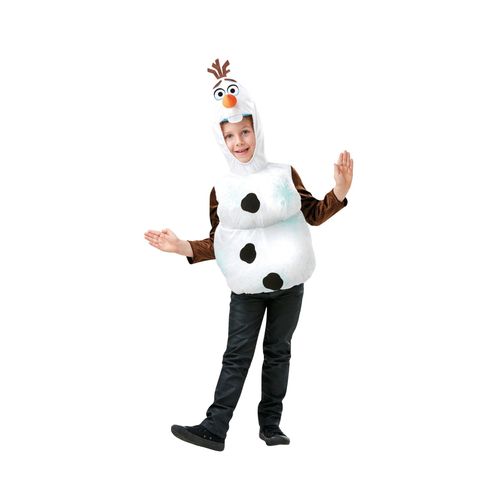 Déguisement Luxe Olaf La Reine Des Neiges Enfant - Taille: 5 À 6 Ans (105 À 116 Cm)
