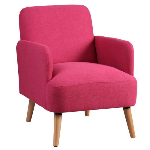 Teodore - Fauteuil Rembourr? Tissu Rose