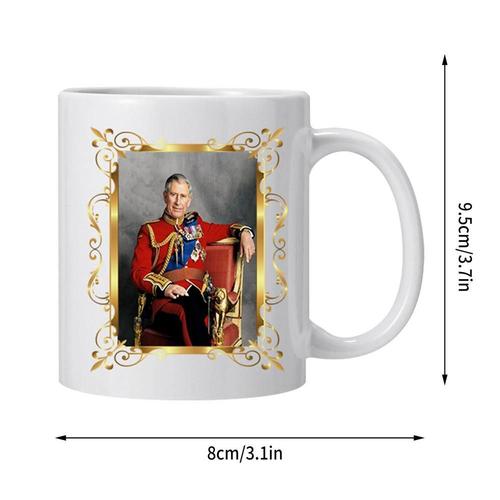 Tasse À Café Du Roi Charles Avec Inscription, Tasse De 350ml En Céramique, À Couronne 2023, Sa Royale Royale, Tasse De V?Ux