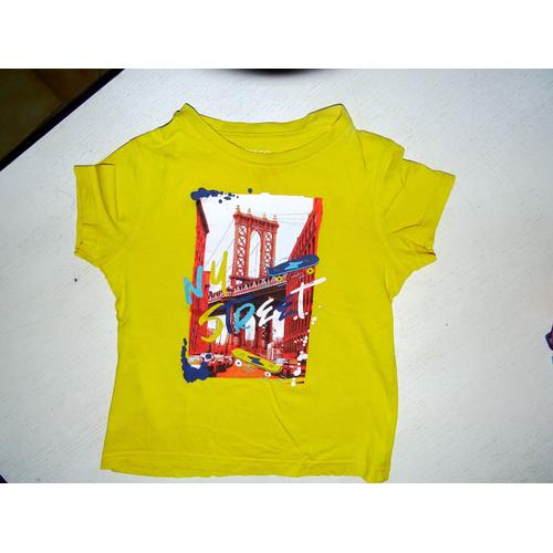 Tee-Shirt Jaune 5 Ans Tbe