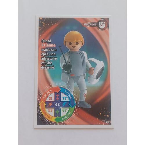 Carte Carrefour Playmobil 2021 Le Monde Du Sport Escrime 68