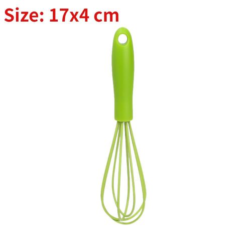 Fouet Antidérapant En Silicone Facile À Nettoyer, Outil Manuel De Cuisson Pour Le Lait, 17x4cm