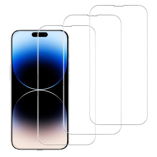 Hqselection® Lot De 3 Verre Trempé Pour Iphone 14 Pro Max (6,7") .Film De Protection D'écran Transparent - Anti Rayures - Ultra Résistant Dureté 9h