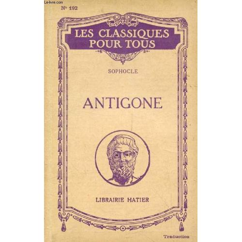 Antigone (Traduction) (Les Classiques Pour Tous)