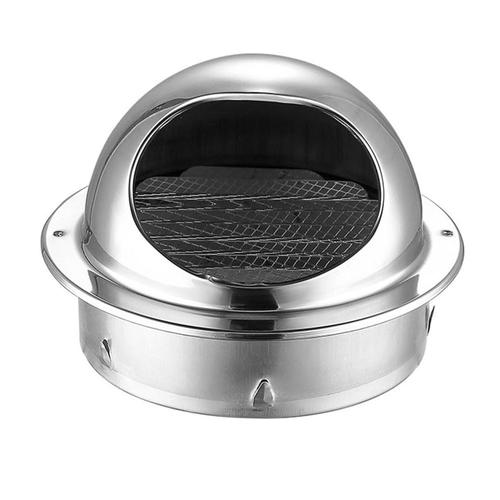 Couvercles d'aération de 160 mm pour murs extérieurs, grille de sortie d'air extérieure en acier inoxydable, couvercle rond de ventilation de chauffage, couvercle d'aération de refroidissement