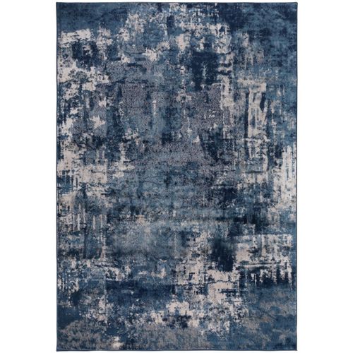 Tapis De Salon Moderne Tissé Plat Cocktail 120x170 Cm Bleu - Novatrend