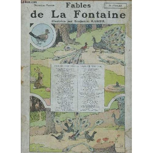 Fables De La Fontaine Illustrees Par Benjamin Rabier - Deuxieme Partie - 70 Fables.