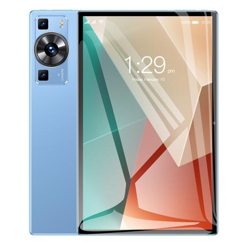 2024 dernière tablette Android p60pro, mémoire de fonctionnement 6gb + 128gb, écran HD extra large 10,1 pouces, bleu