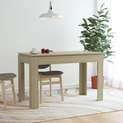 Vidaxl Table De Salle À Manger Chêne Sonoma 120 X 60 X 76 Cm Aggloméré