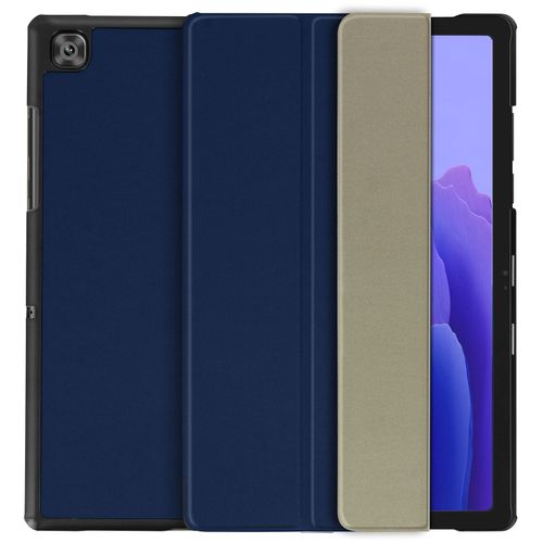Étui Galaxy Tab A7 10.4 2020 Support Vidéo Design Fin Bleu Nuit