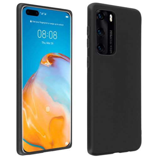 Coque Huawei P40 Silicone Gel Flexible Ultra-Fine Et Légère Noir