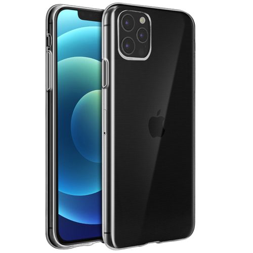 Coque Iphone 12 Pro Max Protection Silicone Souple Ultra-Fin Transparent