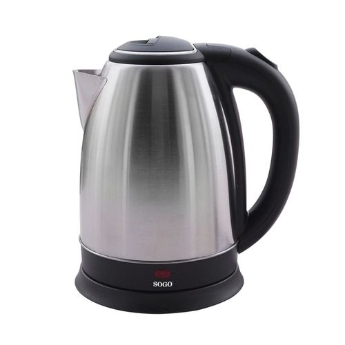 SOGO - BOUILLOIRE ACIER INOXYDABLE 1,8 L D'EAU, 360 º Bouilloire électrique sans fil, 1500W