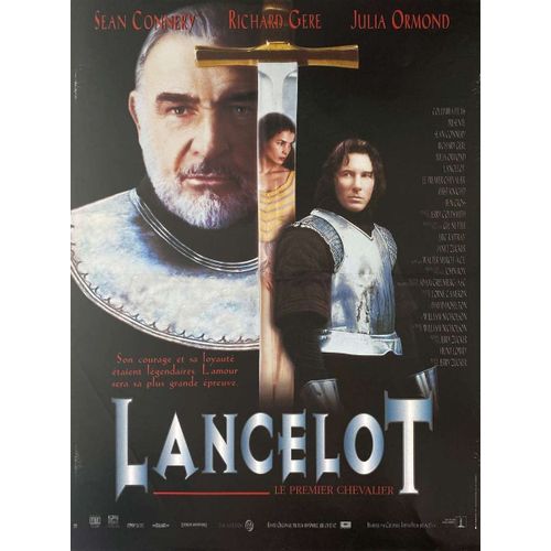 Lancelot - Affiche Originale De Cinéma - Format 40x60 Cm - Un Film De Jerry Zucker Avec Sean Connery, Richard Gere, Julia Ormond, Ben Cross, Liam Cunningham - Année 1995