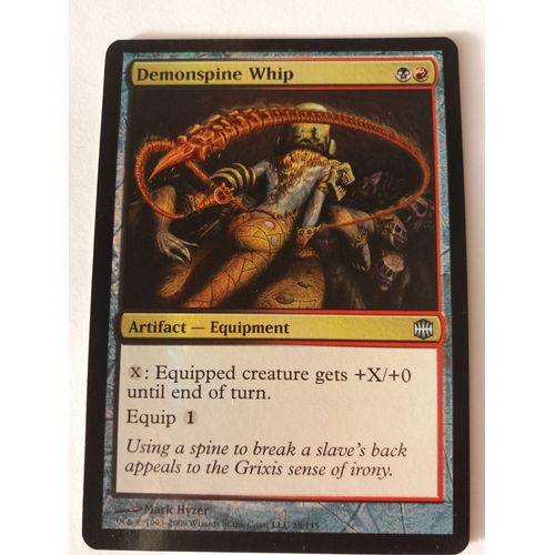 Demonspine Whip - Mtg - La Renaissance D'alara - Foil - 39