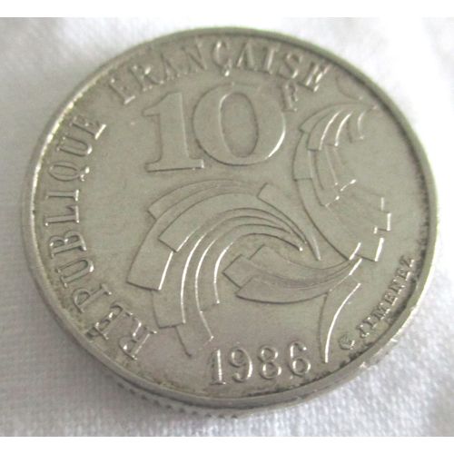 10 Francs Jimenez 1986