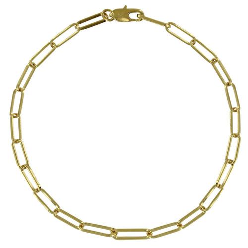 Les Poulettes Bijoux - Bracelet Plaqué Or Mailles Cheval - Petit Modèle