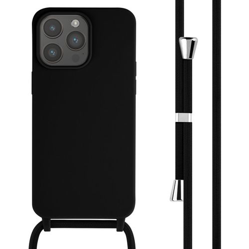 Imoshion ¿Coque En Silicone Avec Cordon Iphone 15 Pro Max Noir