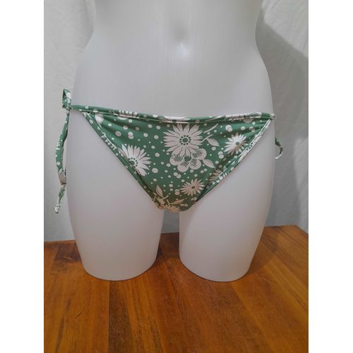 Chloe - Bas De Maillot De Bain Vert À Fleur