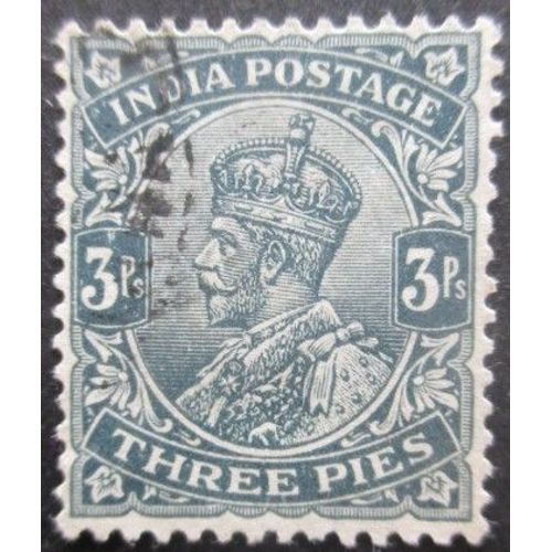 Inde Anglaise N°113 Filigrane Étoile Multiple Oblitéré