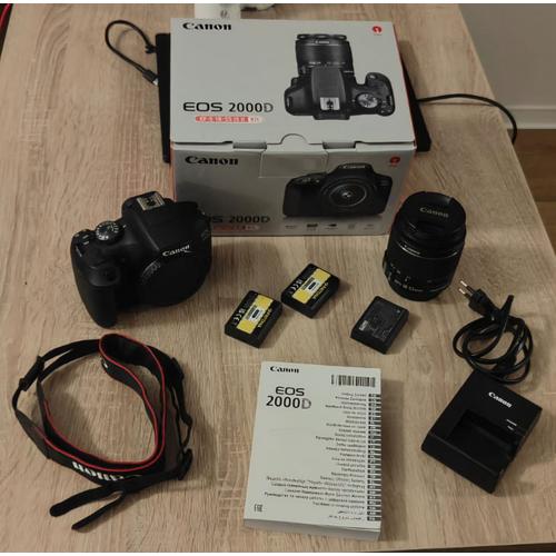 Canon eos 2000D 24 mpix + Objectif EFS 18-55mm