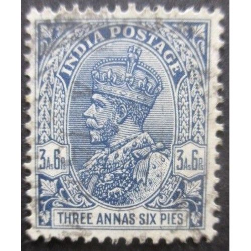 Inde Anglaise N°117b Filigrane Étoile Multiple Oblitéré