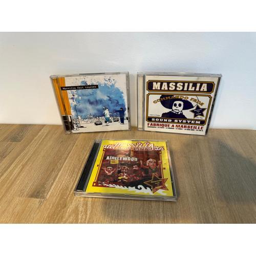 Massilia Sound System Lot De 3 Cd Et 1 Dvd