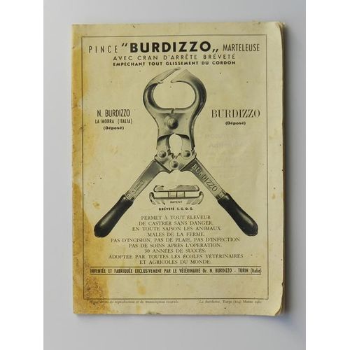 Mode D'emploi Pince "Burdizzo" Marteleuse