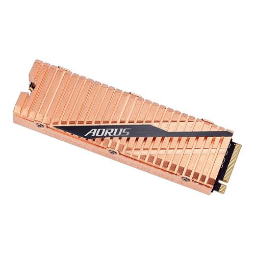 AORUS - SSD - 2000 Go - interne - M.2 2280 - PCIe 4.0 x4 (NVMe) - mémoire tampon : 2 Go - dissipateur de chaleur intégré