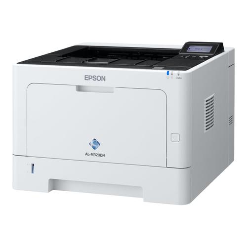 Epson WorkForce AL-M320DN - Imprimante - Noir et blanc - Recto-verso - laser - A4/Legal - 1200 x 1200 ppp - jusqu'à 40 ppm - capacité : 350 feuilles - USB 2.0, Gigabit LAN