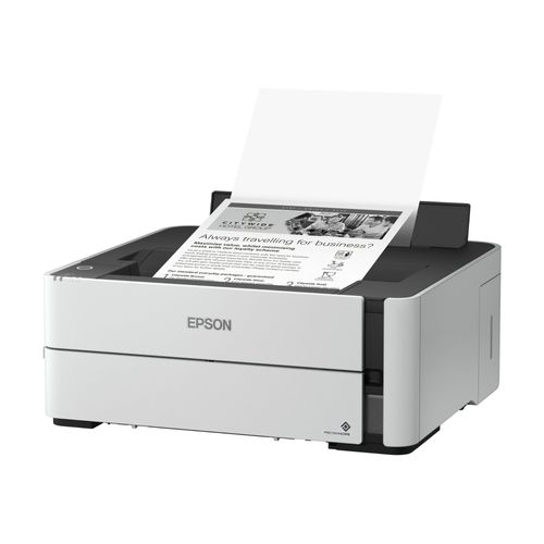 Epson EcoTank M1170 - Imprimante - Noir et blanc - Recto-verso - jet d'encre - rechargeable - A4/Legal - 1 200 x 2 400 ppp - jusqu'à 20 ppm - capacité : 250 feuilles - USB 2.0, LAN, Wi-Fi