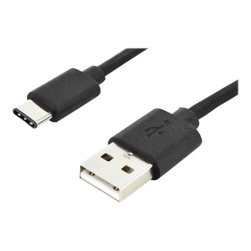 DIGITUS - Câble USB - USB (M) pour 24 pin USB-C (M) - USB 2.0 - 3 A - 1 m - Prise en charge de Power Delivery - noir