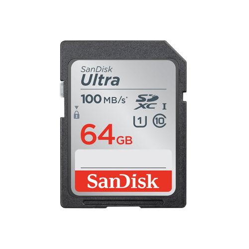 SanDisk Ultra - Carte mémoire flash - 64 Go - UHS-I U1 / Class10 - SDXC UHS-I