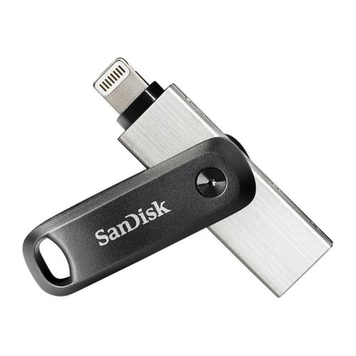 SanDisk iXpand Go - Clé USB - 64 Go - USB 3.0 / Lightning - pour Apple iPad/iPhone (Lightning)