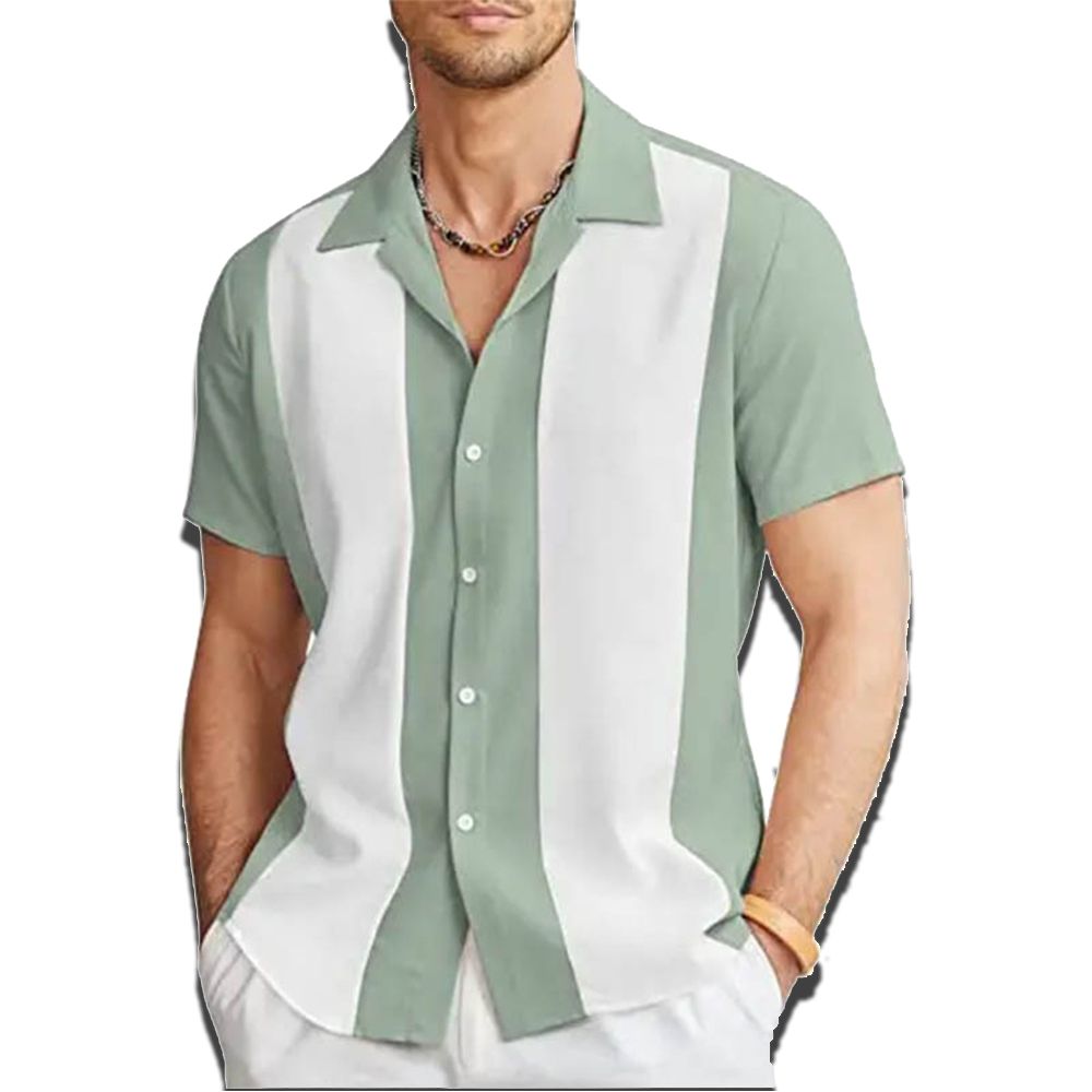 Chemise Homme À Imprimé Plage De Sable Fit Grande Vêtements Masculin Wx78