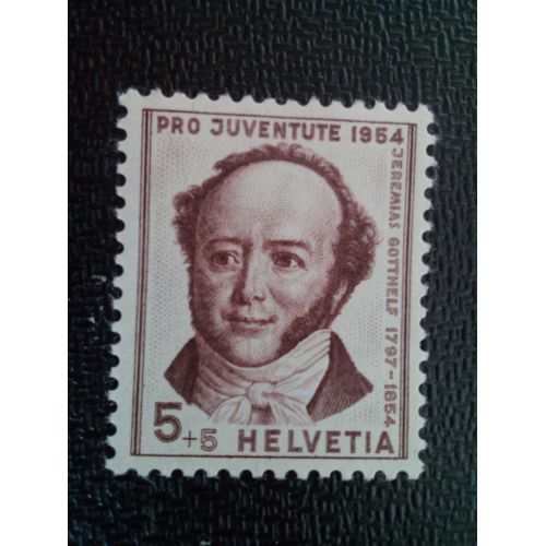 Timbre Suisse Yt 553 Gotthelf, Jeremias (1797-1854) Écrivain 1954 ( 71104 )